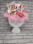 Kielich I Komunia Święta z wypełnieniem , personalizacja gratis