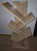 Ładna stojąca półka "jodełka" - 102 cm, Kraków.