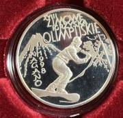 10 złotych Olimpiada Nagano 1998