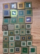 37 starych procesorów Intel Celeron AMD Athlon Sempron,licytacja od 1 zł!