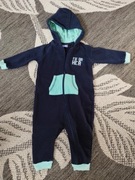 Pajac granatowy z zamkiem lupilu 62/68