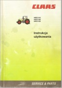 Instrukcja obsługi Claas Ares 816, 826, 836
