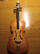 [unikat]Kontrabas miniaturka drewniana.MUZYKA.Nuty.Muzyk.Mieszkanie.Ozdoba