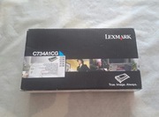 Toner tusz Lexmark C734A1CG Cyan / Niebieski