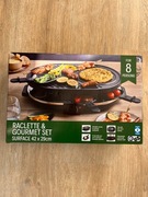 Elektryczny Grill Raclette + 8 patelek