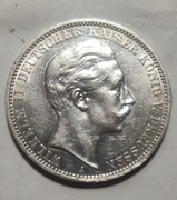 Niemcy, Prusy, Wilhelm II, 3 marki 1912 Nr 94  