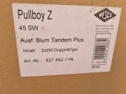zestaw Peka Pullboy Z SW 45, z prowadnicami blum