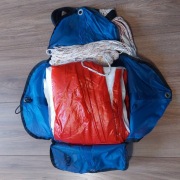 Spadochron zapasowy do paralotni max 135 kg