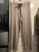 H&M spodnie dzianina dresy szerokie casual oversize kuloty wiązane