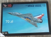 Model kartonowy Mirage 2000C