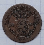 #1497 Indie holenderskie 1 cent 1857