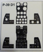 Bell P-39 D1 BE Airacobra 1:33 KW CM 1-2/2009 FOTO-REALISTYCZNA tablica