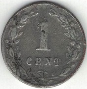Holandia 1 cent 1880 - 19 mm - nr 4