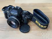 Nikon FG + nikkor 50mm 1.8 AI-s (japoński pancake)