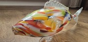 Szklana rybka PRL 48cm