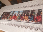 Nowa serweta świąteczna bieżnik "ostatnia wieczerza, wymiary 30/119cm