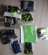 Klocki samochód zielony Lamborghini