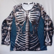 Bluzka z długim rękawem z motywem szkielet 