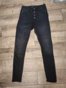 Damskie jeansy Zara czarne 38