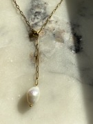 Naszyjnik z perłą naturalną