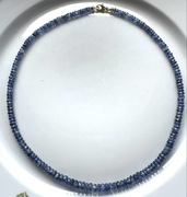 NASZYJNIK 375/- ZŁOTO ŻÓŁTE Z KYANITEM