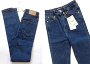 MANGO spodnie jeans rurki skinny wysoki stan
