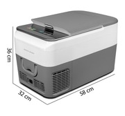 Lodówka turystyczna przenośna GÖTZE & JENSEN PF600 +10 -20 do samochodu 