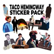 Taco Hemingway Vector Sticker Pack - 10 szt. naklejek