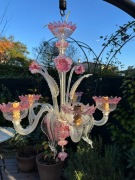 orginalny żyrandol z Murano - vintage