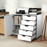 Mobilna komoda, szafka na dokumenty z 5 szufladami