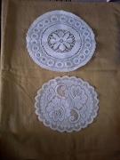 Zestaw dwóch okrągłych serwetek