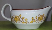 Porcelana sosjerka Lubiana kwiaty motyw kaszubski vintage PRL Cepelia
