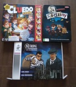 3 gry detektywistyczne, m.in. Cluedo