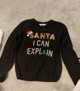 Świąteczny sweterek z dodatkami