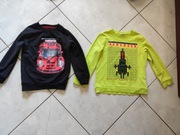 bluza t-shirt dla chłopca  koszulka rakieta samochód porsche świecące diody