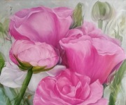 Obraz olejny " Kwiaty "