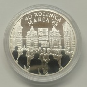 Moneta Kolekcjonerska 10 zł - Marzec 68 - 2008 rok