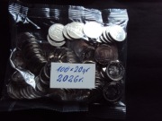 Monety 20gr 100szt 2026rok woreczek bankowy