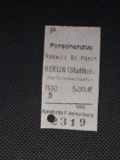 Magnes Bilet Rakwitz Bz. Posen (Rakoniewice Wąsk.) - Berlin