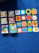 Czuczu książeczki harmonijki i puzzle z dziurką 12m+