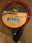 Zapięcie do roweru linka (powyżej 100cm) NOWE