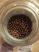 Kulki 0,36 guarder 900 szt brązowe