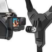Uchwyt GoPro Do Kasku - mocowanie na szczękę - kolor czarny