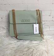 Guess Torebka Damska Marino Crossbody Flap Mintowa Nowa 20x26 cm