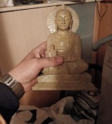 Doskonały posążek kamienny figurka Buddy Budda oświecony