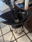 Myjka fryzjerska czarna misa