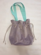 Torebka damska:Velvet,Sznurek,Handmade NOWA