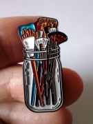 Metalowa przypinka pin broszka wpinka