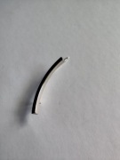 Srebrna nausznica kolczyk srebro 925 podłużna duża piękna