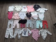 Zestaw ubranek rozmiar 68-74 dla dziewczynki